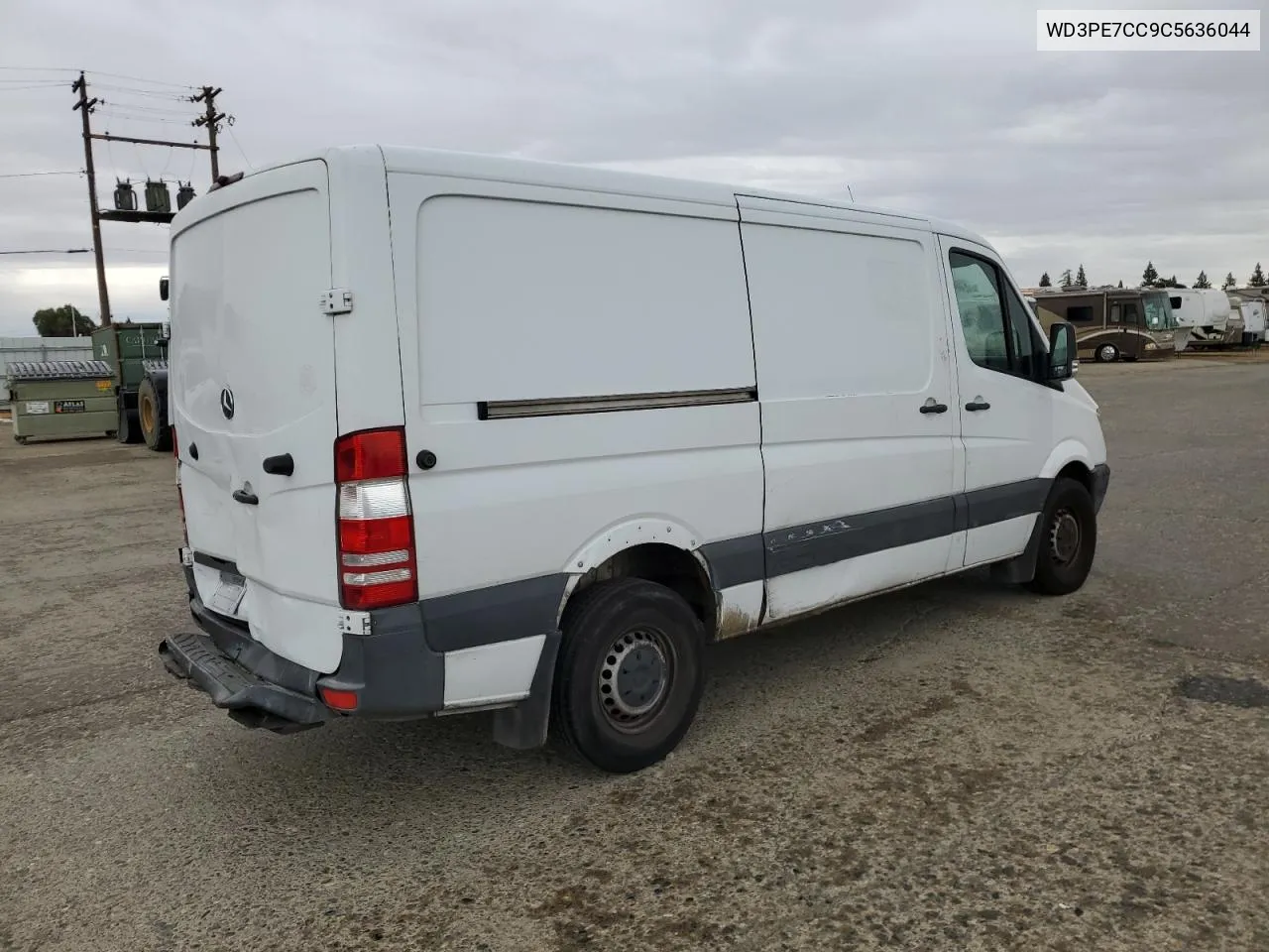 2012 Mercedes-Benz Sprinter 2500 VIN: WD3PE7CC9C5636044 Lot: 73435614