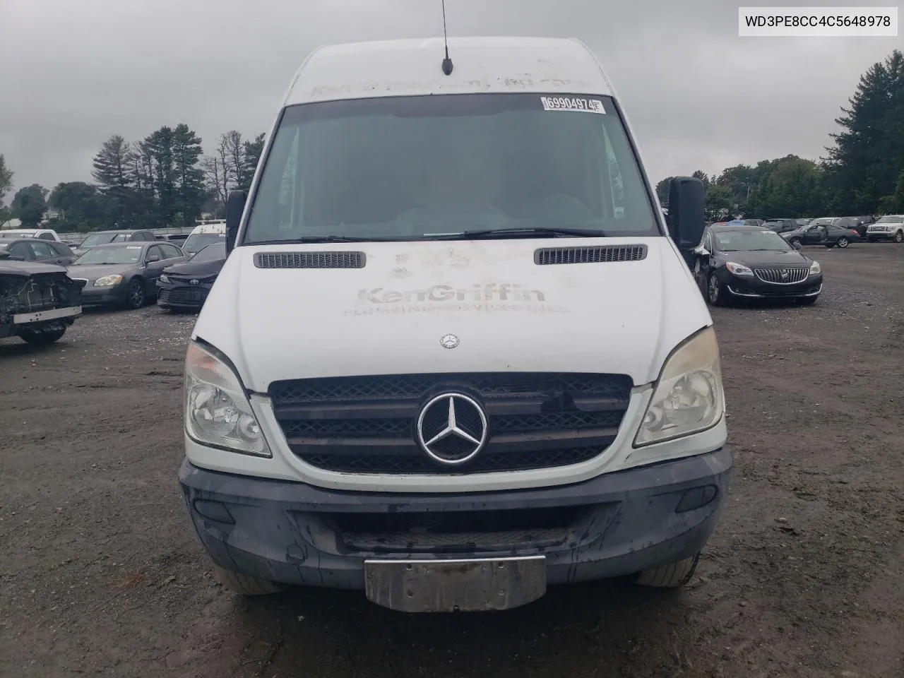 2012 Mercedes-Benz Sprinter 2 VIN: WD3PE8CC4C5648978 Lot: 74152104