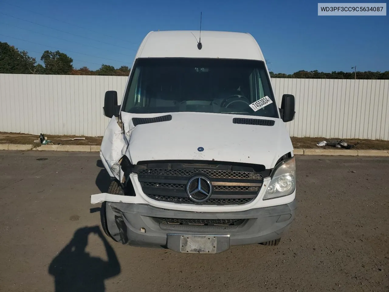 2012 Mercedes-Benz Sprinter 3500 VIN: WD3PF3CC9C5634087 Lot: 74553834