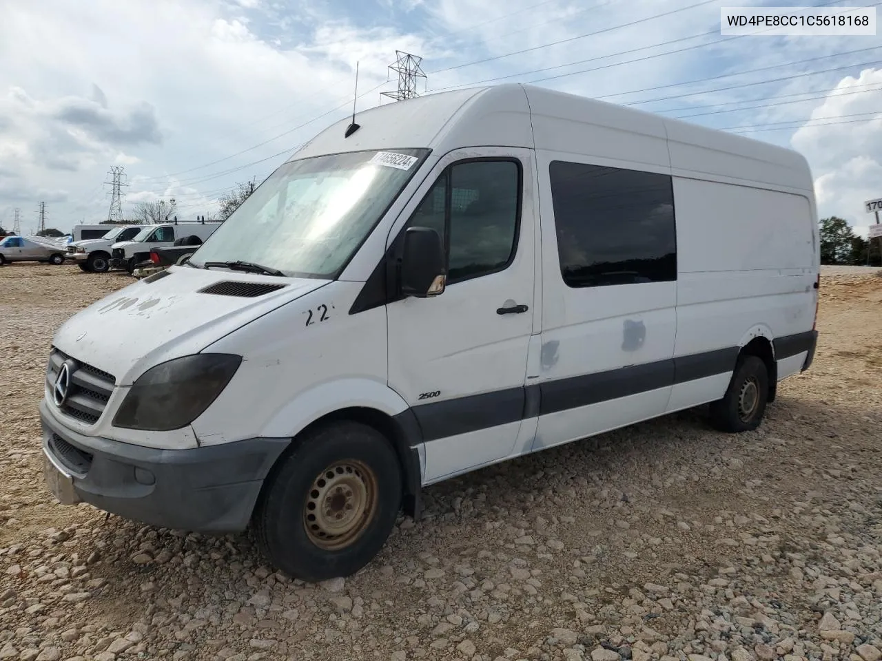 2012 Mercedes-Benz Sprinter 2500 VIN: WD4PE8CC1C5618168 Lot: 74656224