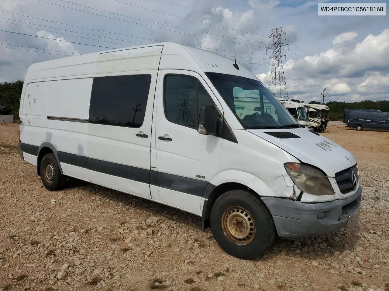 2012 Mercedes-Benz Sprinter 2500 VIN: WD4PE8CC1C5618168 Lot: 74656224