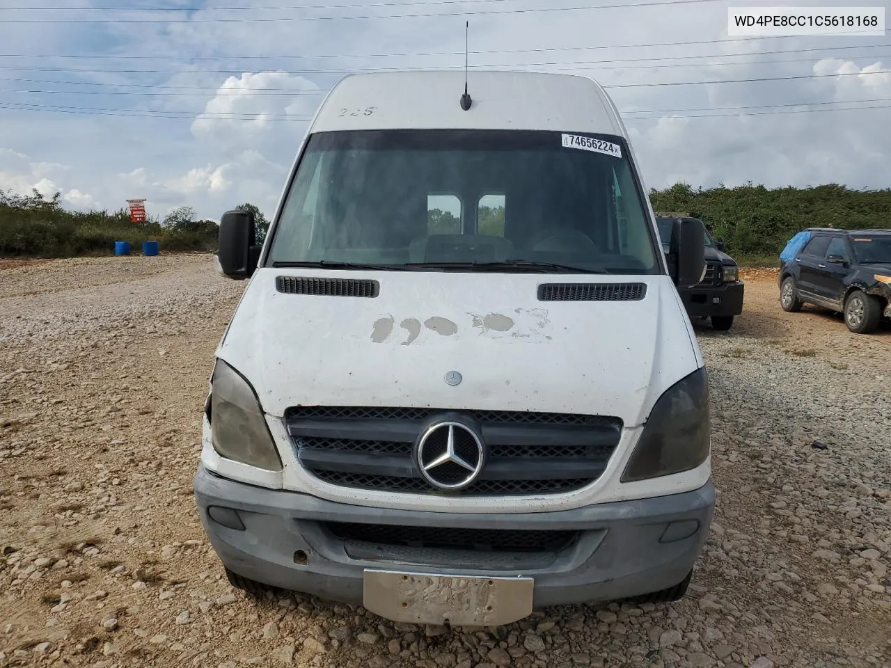 2012 Mercedes-Benz Sprinter 2500 VIN: WD4PE8CC1C5618168 Lot: 74656224