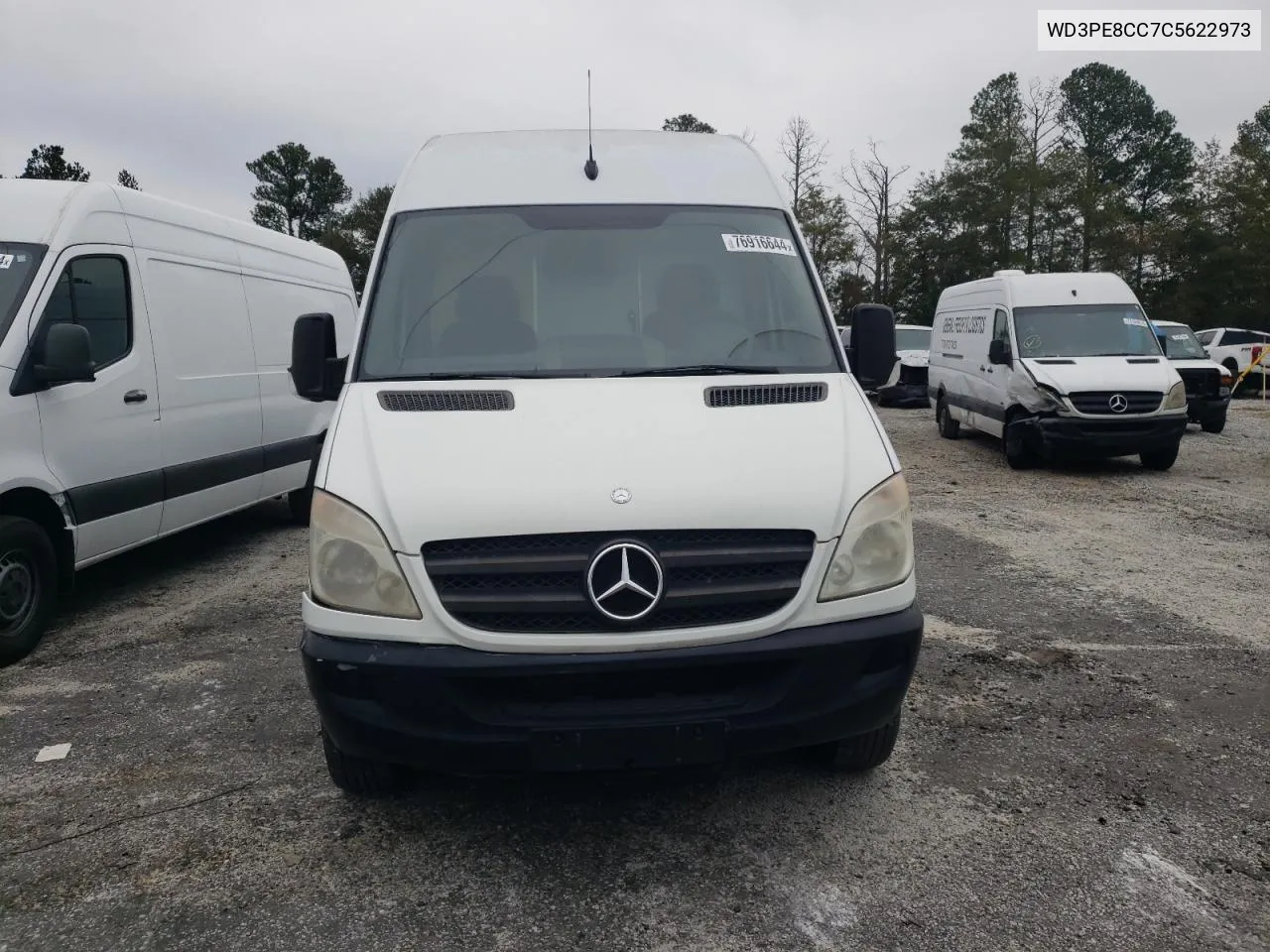 2012 Mercedes-Benz Sprinter 2500 VIN: WD3PE8CC7C5622973 Lot: 76916644