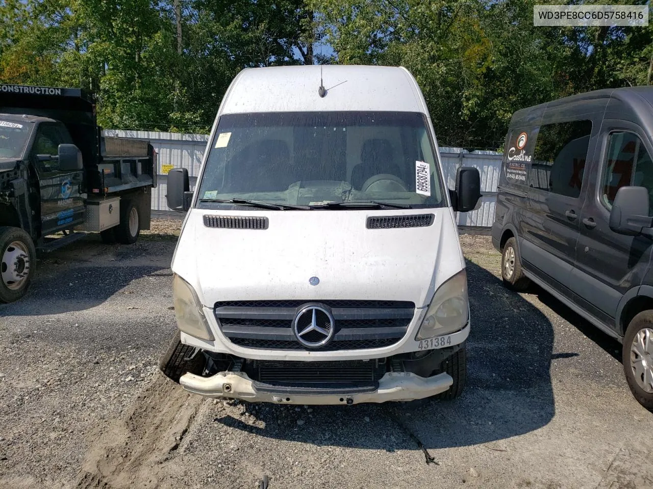 2013 Mercedes-Benz Sprinter 2500 VIN: WD3PE8CC6D5758416 Lot: 69938794