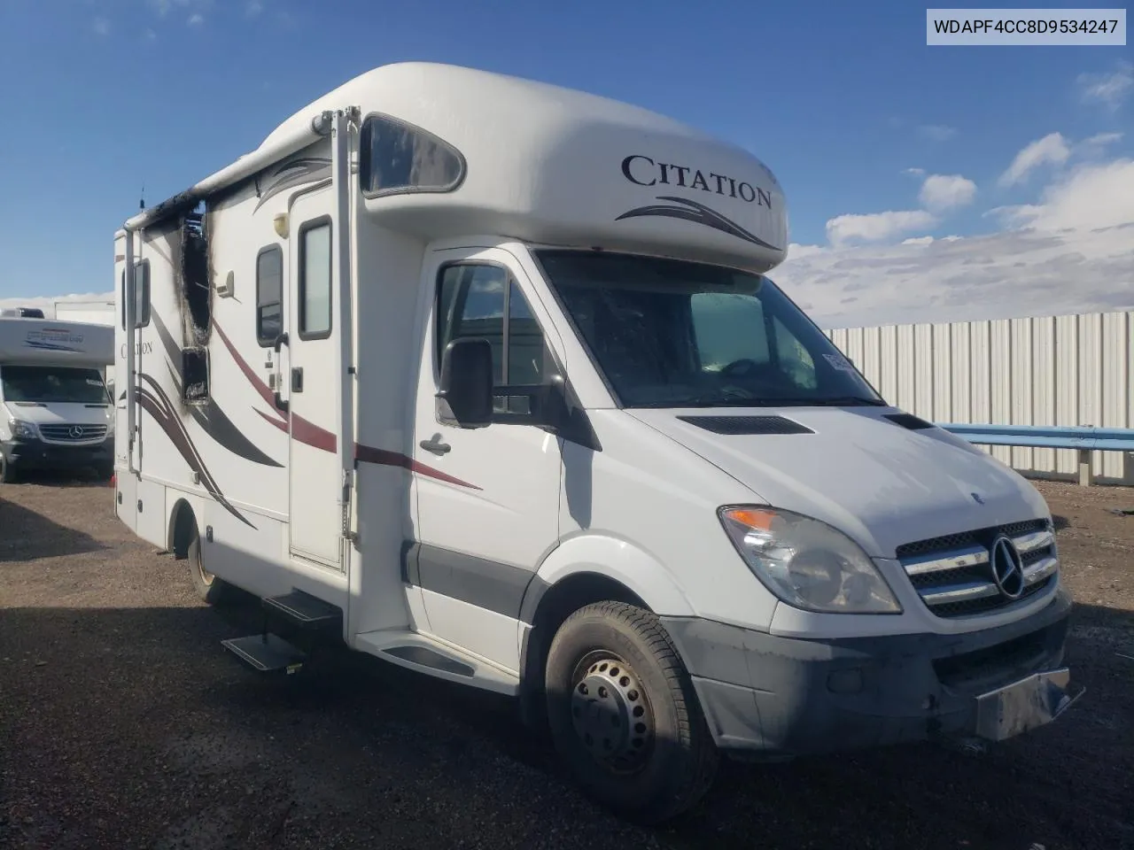 2013 Mercedes-Benz Sprinter 3500 VIN: WDAPF4CC8D9534247 Lot: 75425954