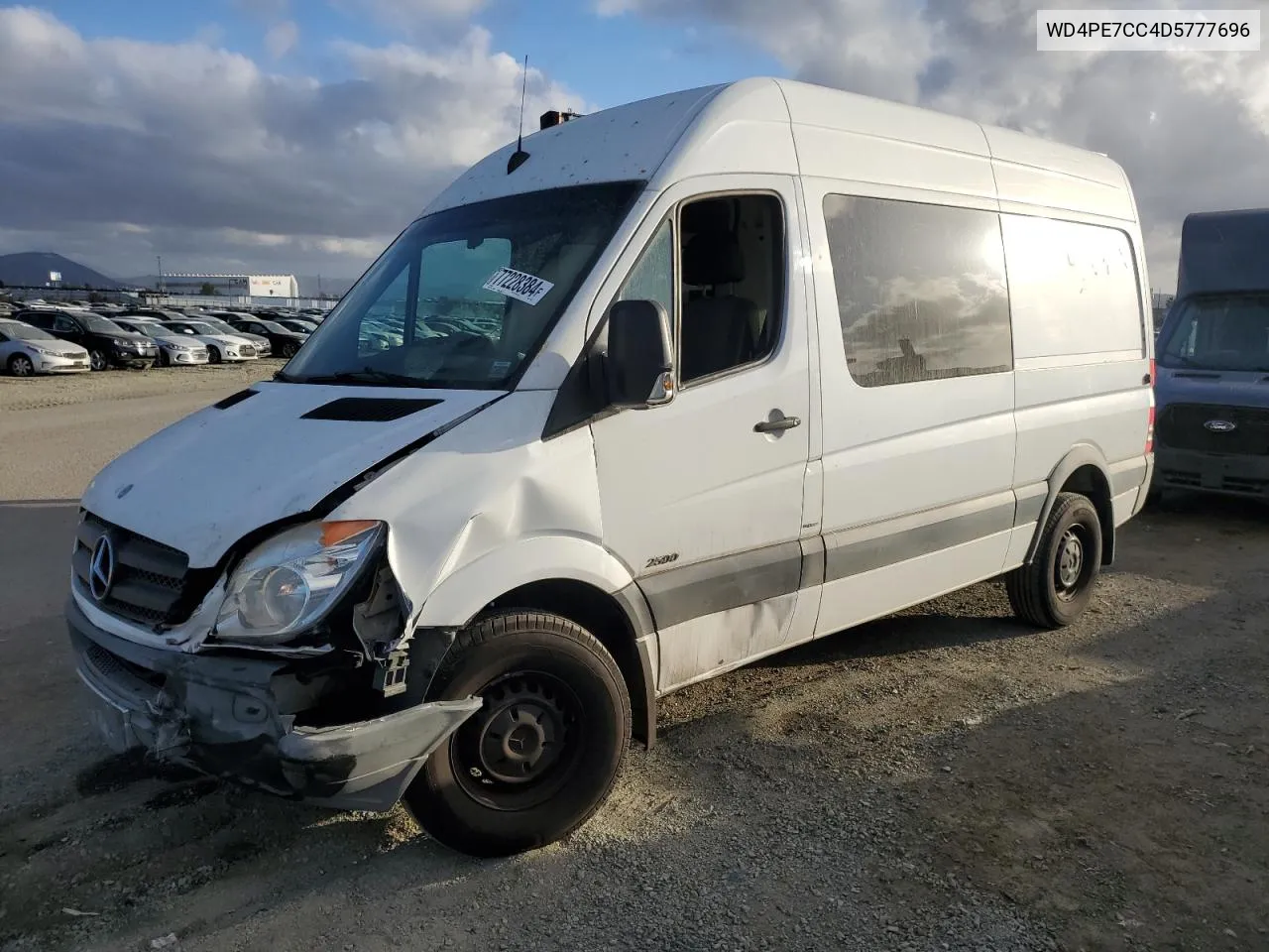 2013 Mercedes-Benz Sprinter 2500 VIN: WD4PE7CC4D5777696 Lot: 77228384