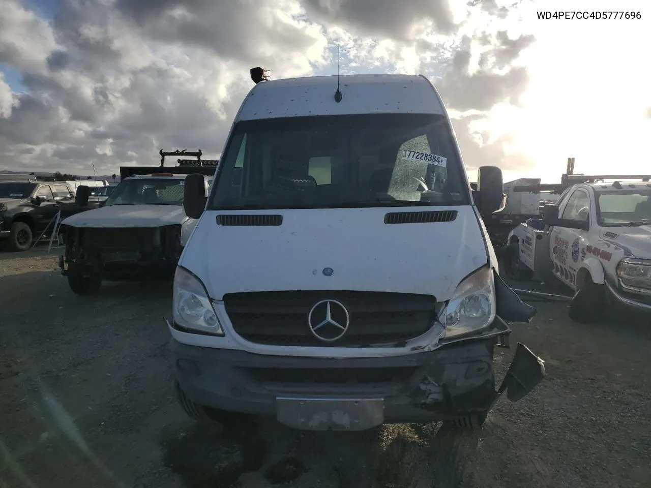 2013 Mercedes-Benz Sprinter 2500 VIN: WD4PE7CC4D5777696 Lot: 77228384