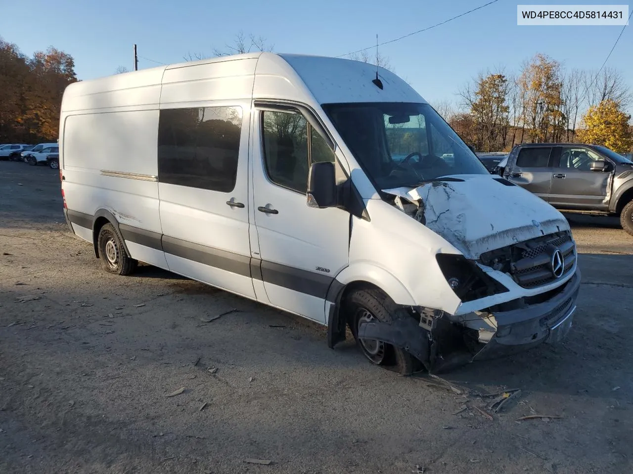 2013 Mercedes-Benz Sprinter 2500 VIN: WD4PE8CC4D5814431 Lot: 77399524