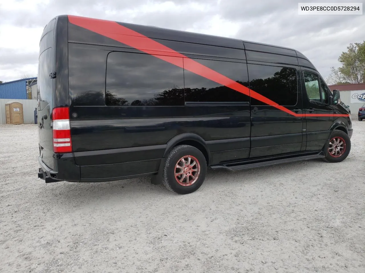 2013 Mercedes-Benz Sprinter 2500 VIN: WD3PE8CC0D5728294 Lot: 78577134