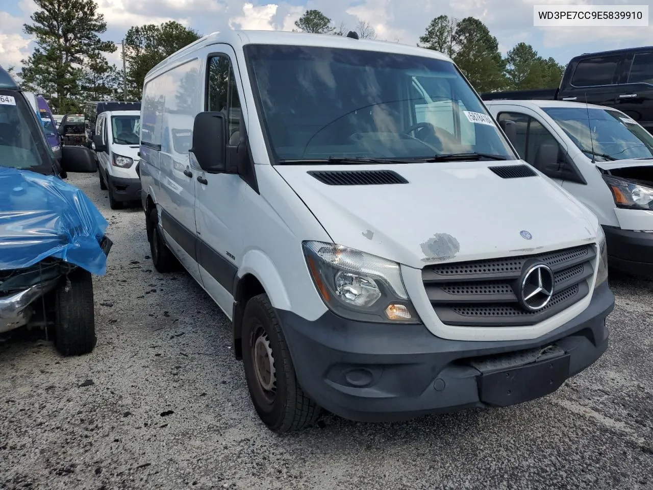 2014 Mercedes-Benz Sprinter 2500 VIN: WD3PE7CC9E5839910 Lot: 58784184