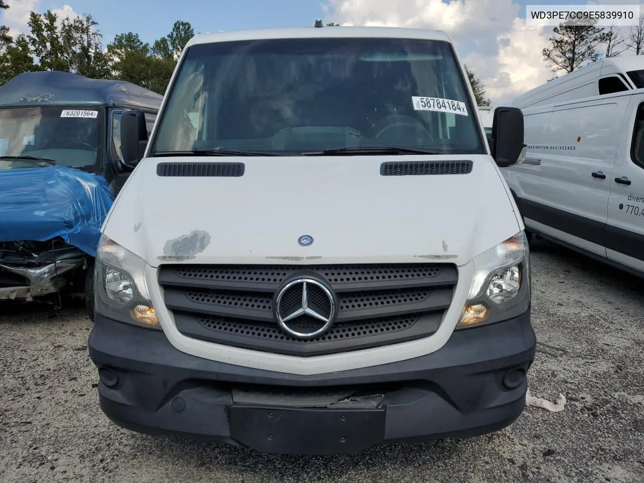 2014 Mercedes-Benz Sprinter 2500 VIN: WD3PE7CC9E5839910 Lot: 58784184