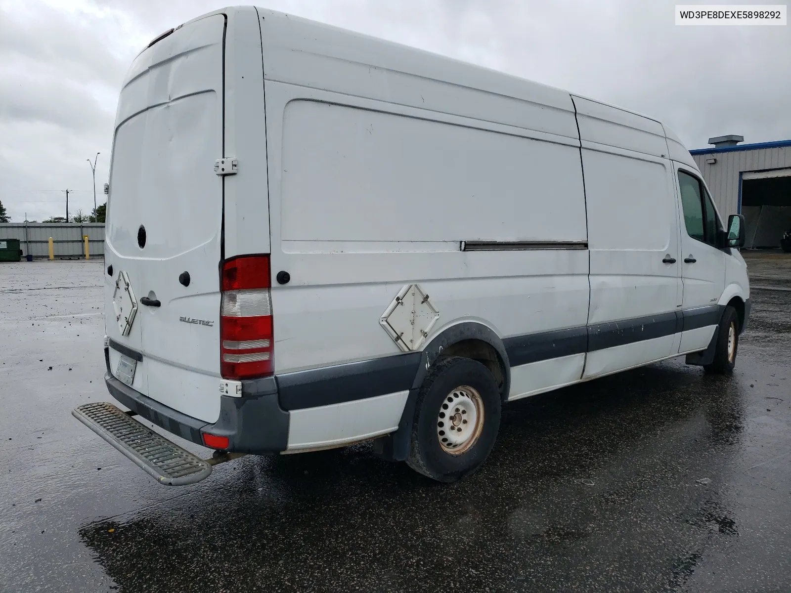 2014 Mercedes-Benz Sprinter 2500 VIN: WD3PE8DEXE5898292 Lot: 65951584