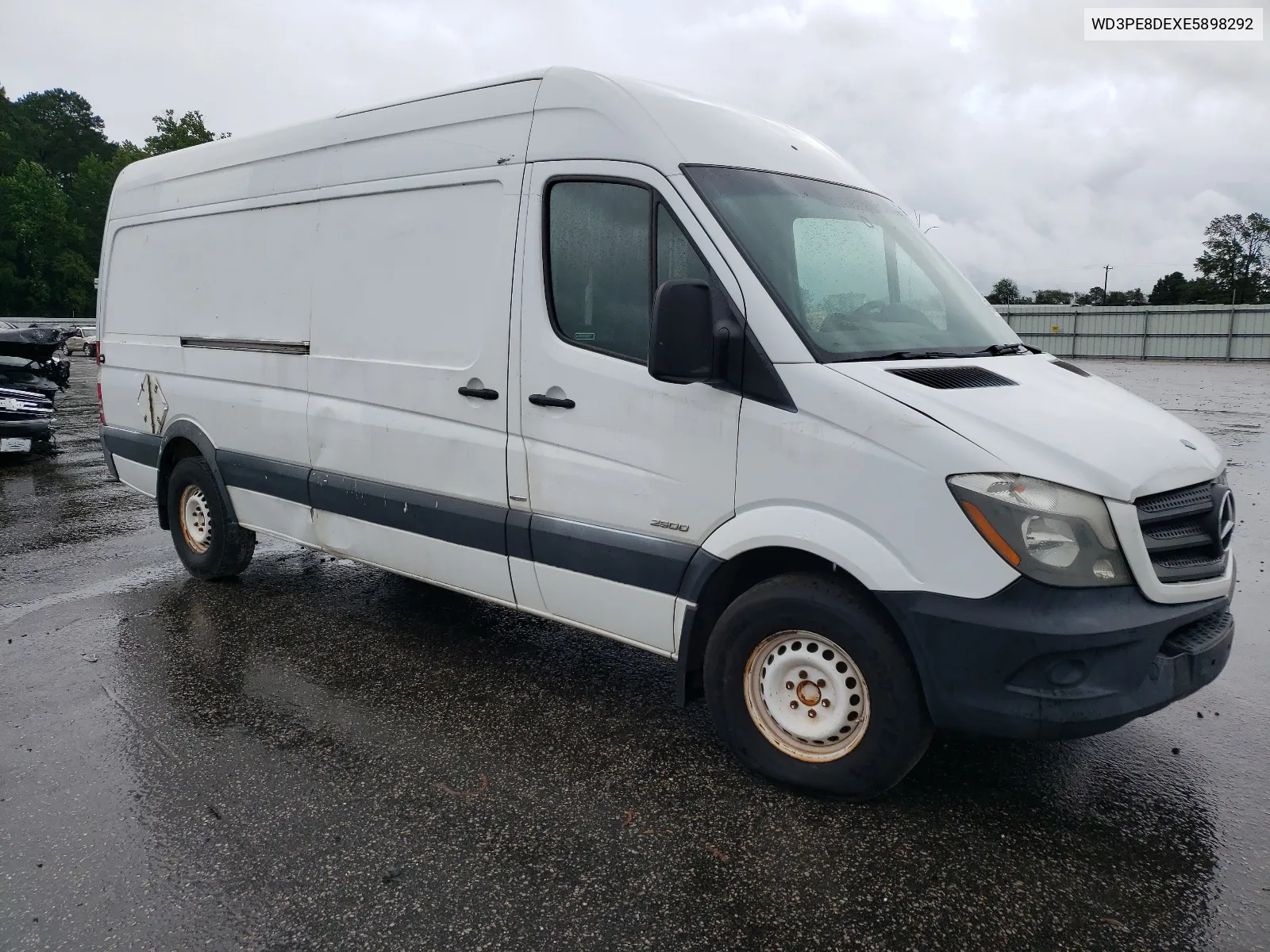 2014 Mercedes-Benz Sprinter 2500 VIN: WD3PE8DEXE5898292 Lot: 65951584