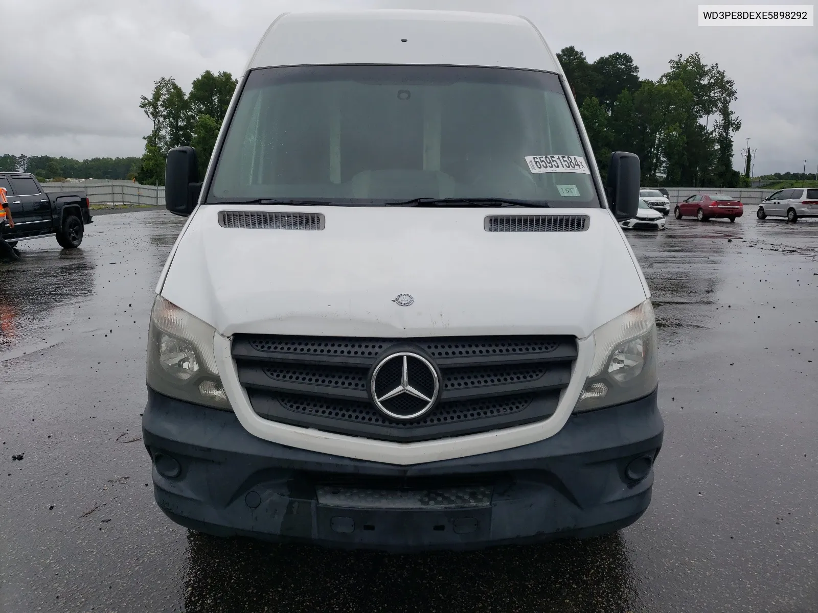 2014 Mercedes-Benz Sprinter 2500 VIN: WD3PE8DEXE5898292 Lot: 65951584