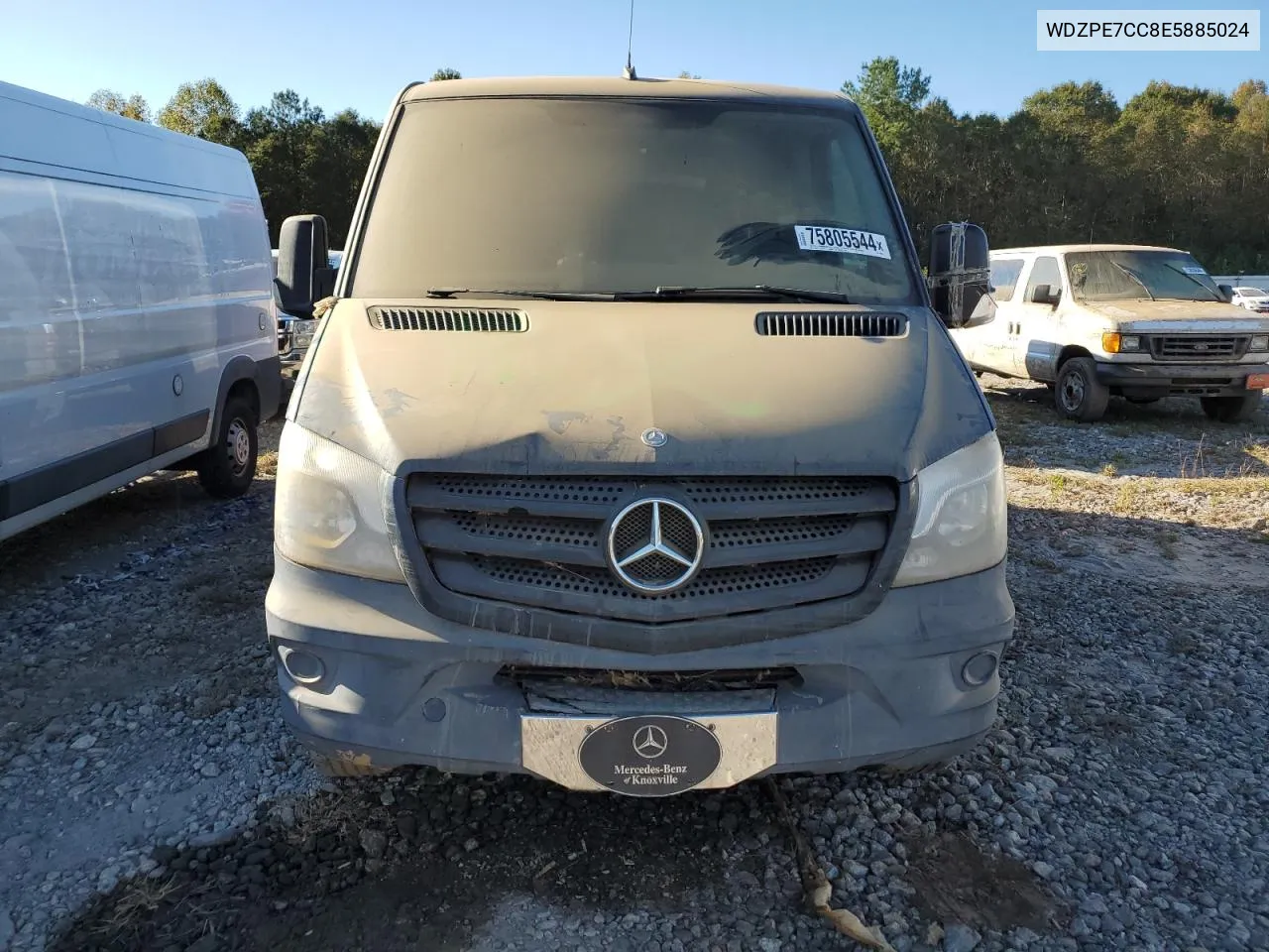 2014 Mercedes-Benz Sprinter 2500 VIN: WDZPE7CC8E5885024 Lot: 75805544