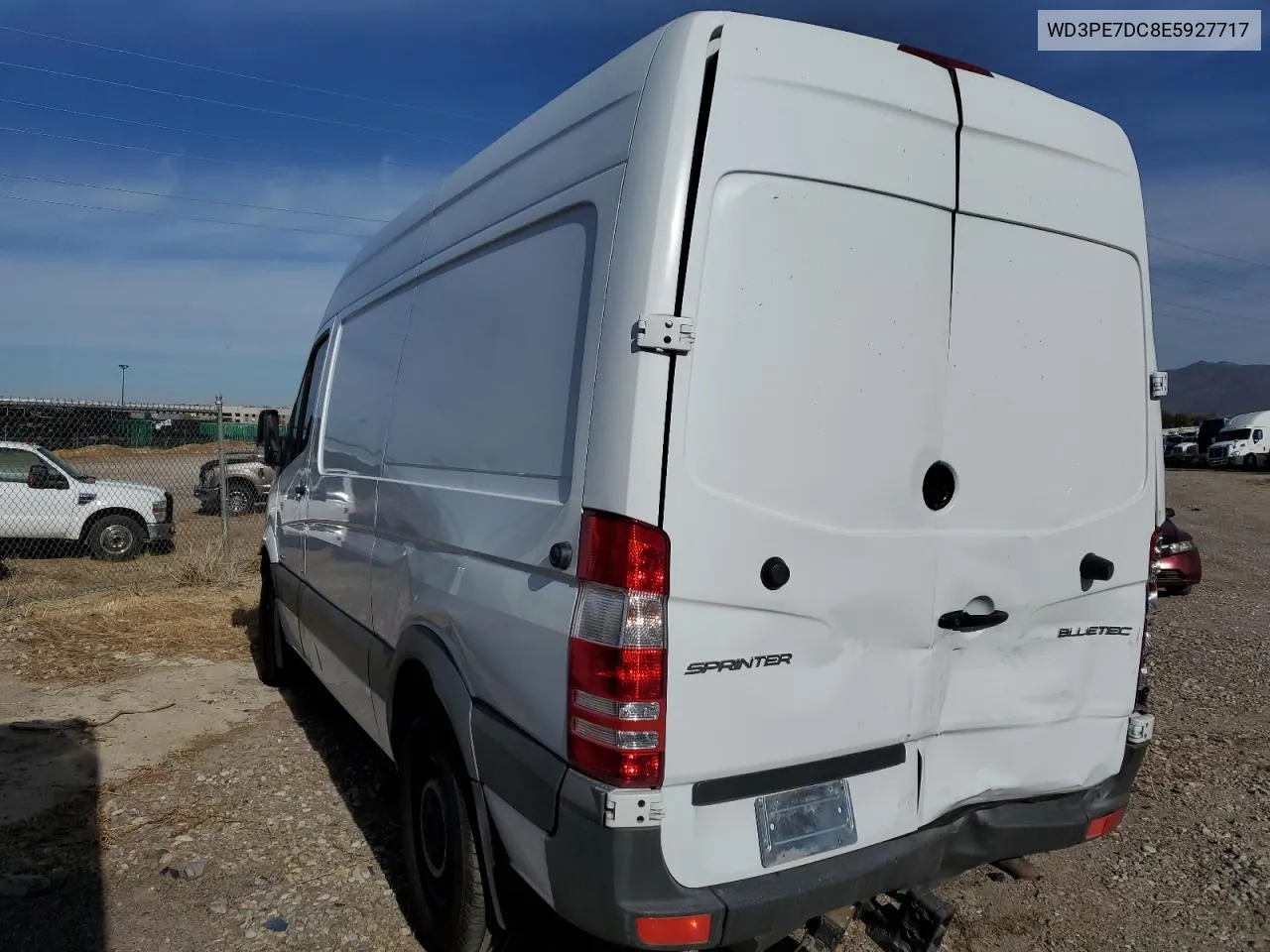 2014 Mercedes-Benz Sprinter 2500 VIN: WD3PE7DC8E5927717 Lot: 76971024