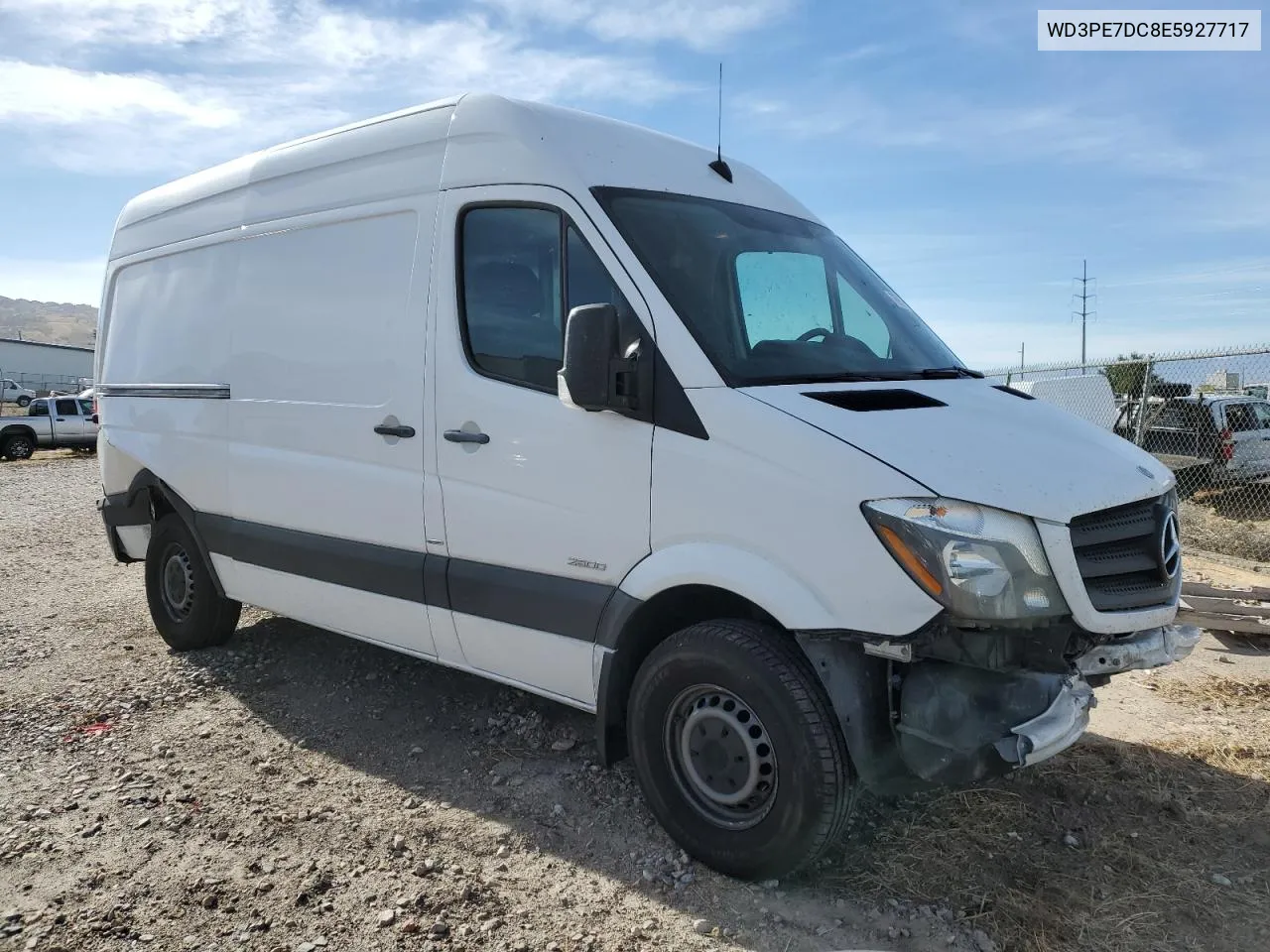 2014 Mercedes-Benz Sprinter 2500 VIN: WD3PE7DC8E5927717 Lot: 76971024