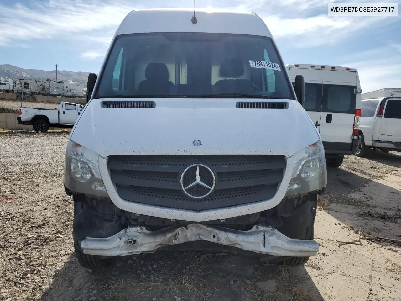 2014 Mercedes-Benz Sprinter 2500 VIN: WD3PE7DC8E5927717 Lot: 76971024