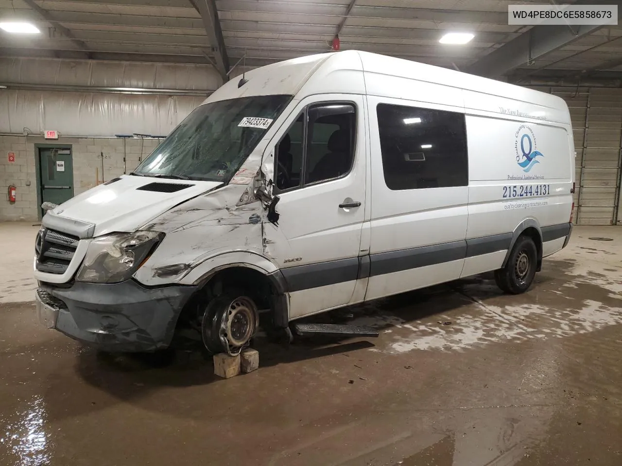 2014 Mercedes-Benz Sprinter 2500 VIN: WD4PE8DC6E5858673 Lot: 79423374