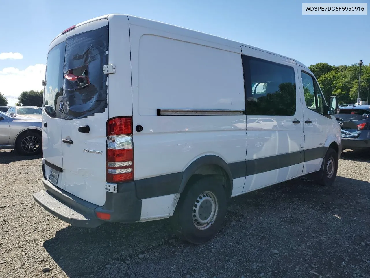 2015 Mercedes-Benz Sprinter 2500 VIN: WD3PE7DC6F5950916 Lot: 61084344