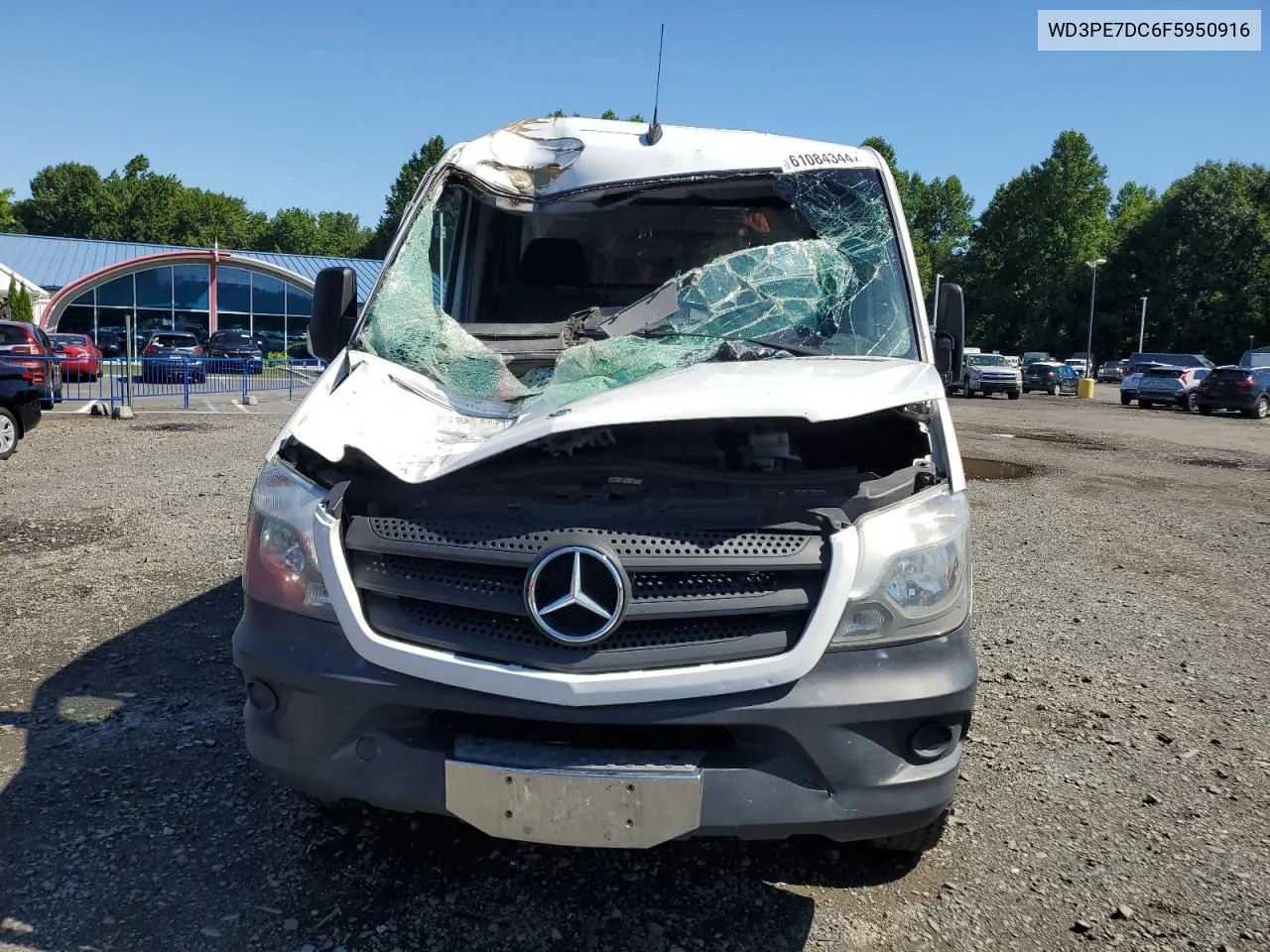 2015 Mercedes-Benz Sprinter 2500 VIN: WD3PE7DC6F5950916 Lot: 61084344