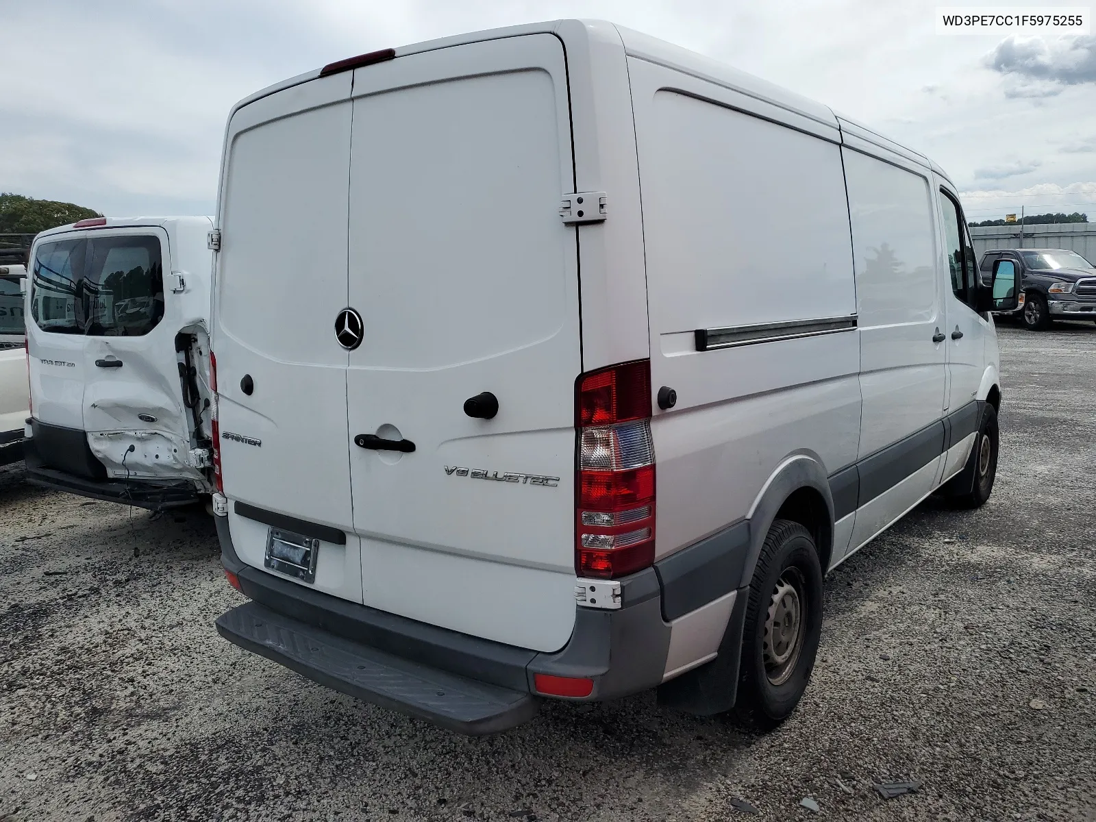 2015 Mercedes-Benz Sprinter 2500 VIN: WD3PE7CC1F5975255 Lot: 64040494