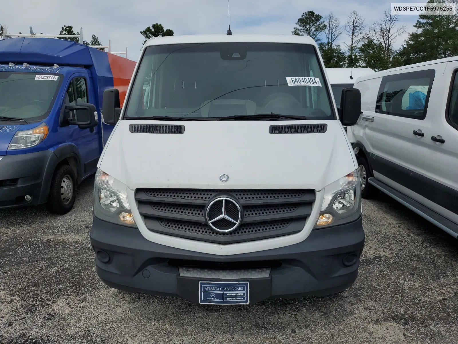 2015 Mercedes-Benz Sprinter 2500 VIN: WD3PE7CC1F5975255 Lot: 64040494