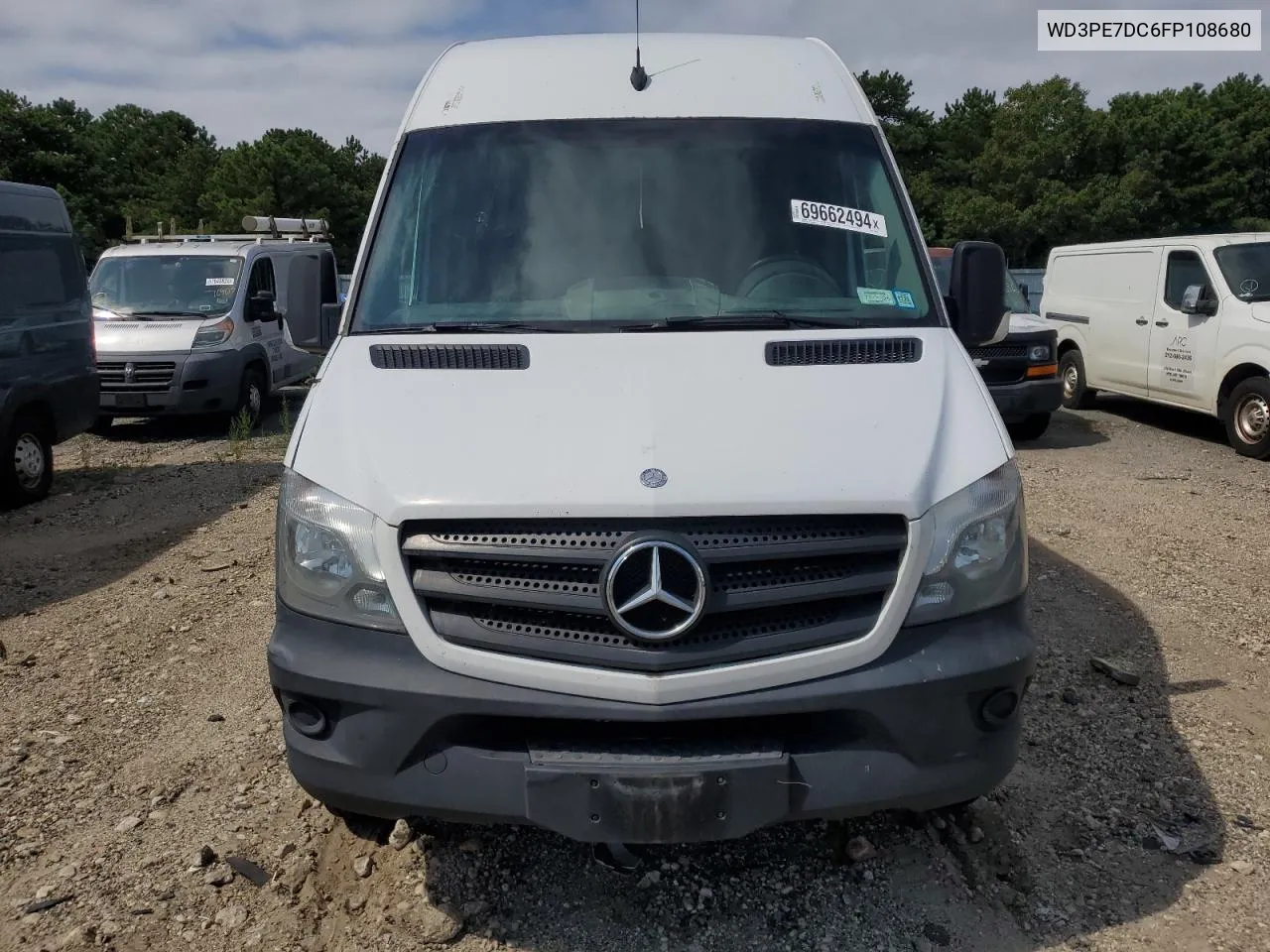 2015 Mercedes-Benz Sprinter 2500 VIN: WD3PE7DC6FP108680 Lot: 69662494