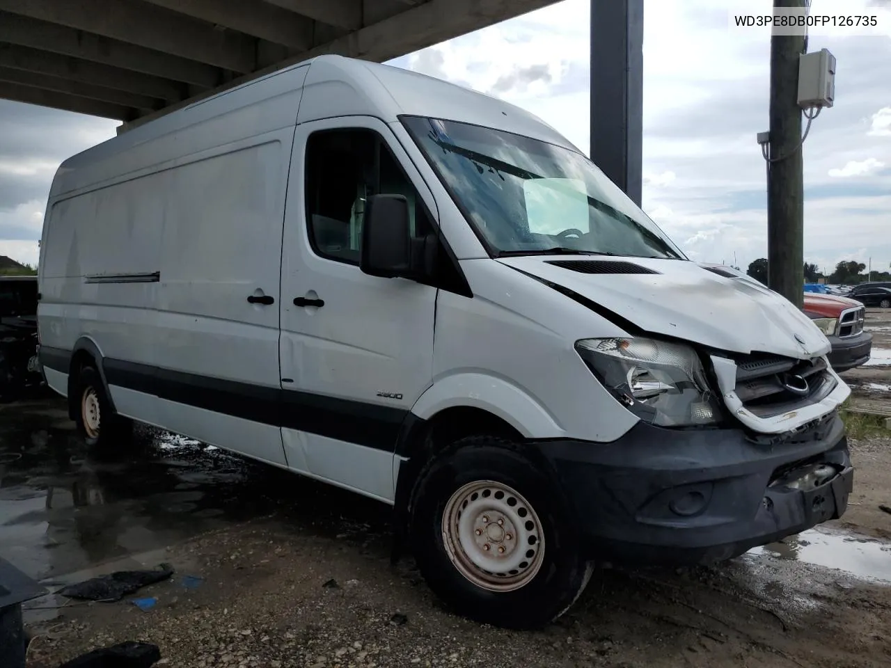 2015 Mercedes-Benz Sprinter 2500 VIN: WD3PE8DB0FP126735 Lot: 71613484