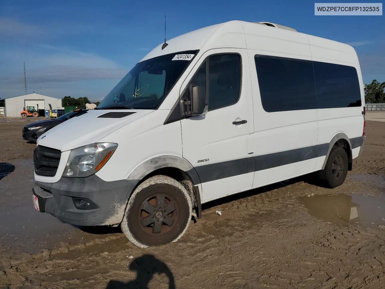 2015 Mercedes-Benz Sprinter 2500 VIN: WDZPE7CC8FP132535 Lot: 74041354