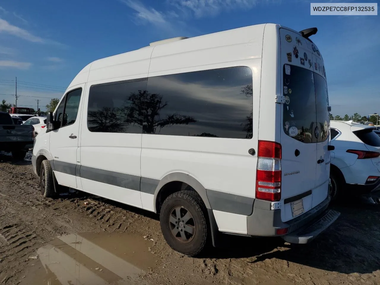 2015 Mercedes-Benz Sprinter 2500 VIN: WDZPE7CC8FP132535 Lot: 74041354