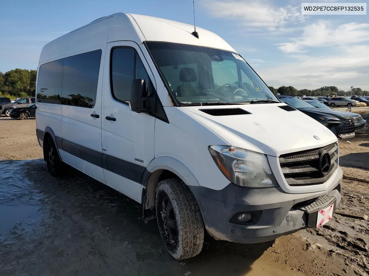 2015 Mercedes-Benz Sprinter 2500 VIN: WDZPE7CC8FP132535 Lot: 74041354