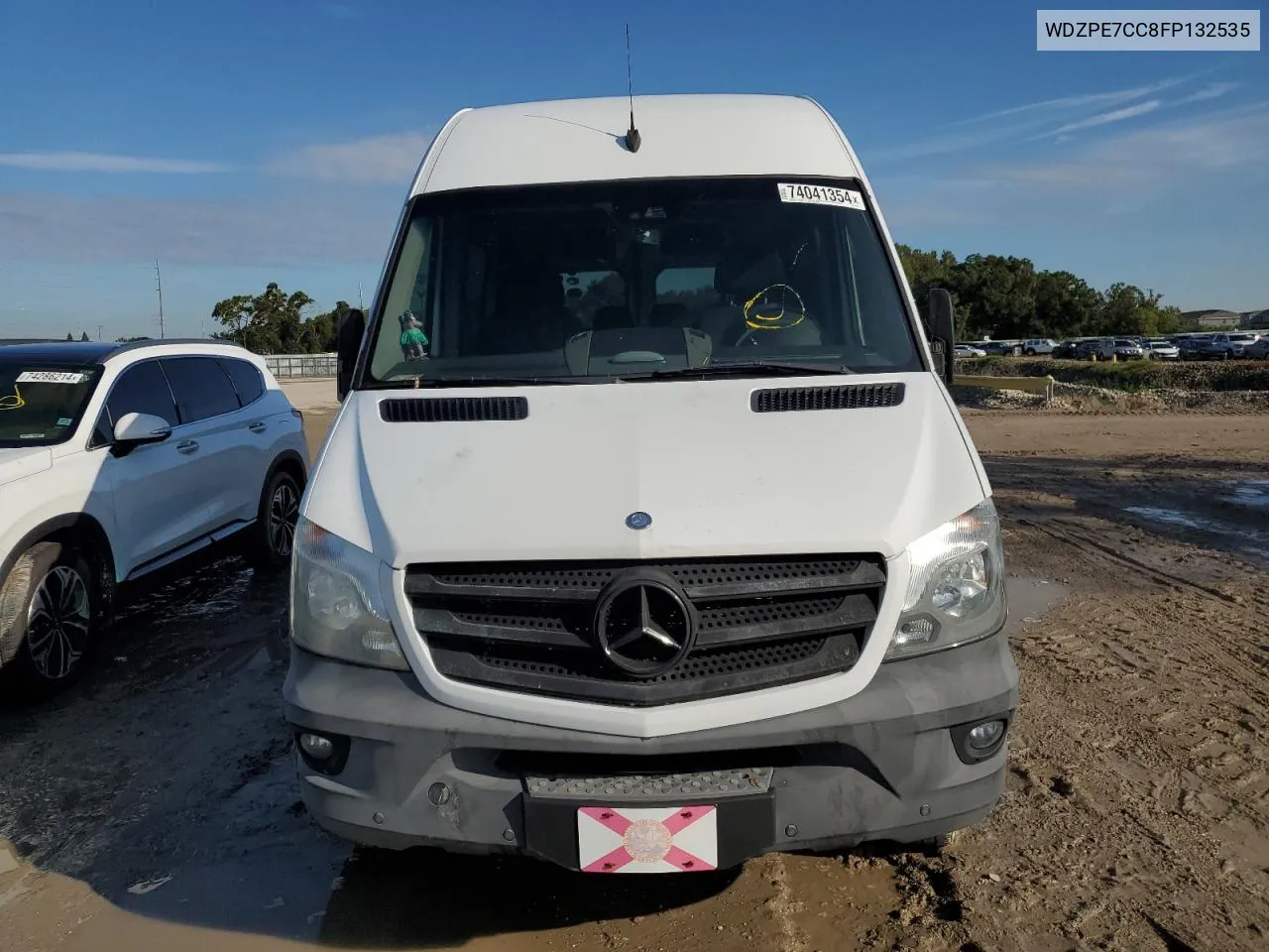 2015 Mercedes-Benz Sprinter 2500 VIN: WDZPE7CC8FP132535 Lot: 74041354