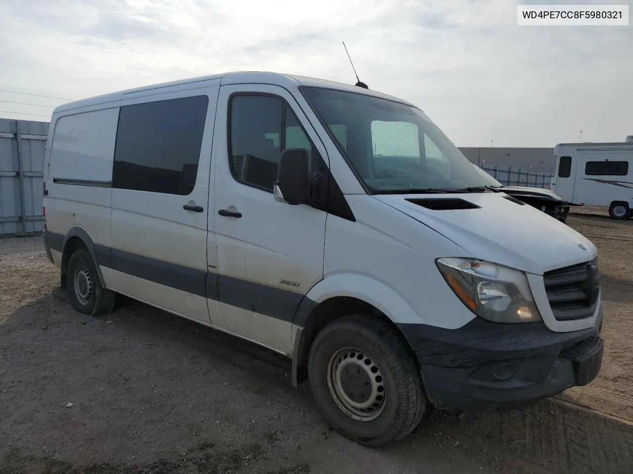 2015 Mercedes-Benz Sprinter 2500 VIN: WD4PE7CC8F5980321 Lot: 74289854