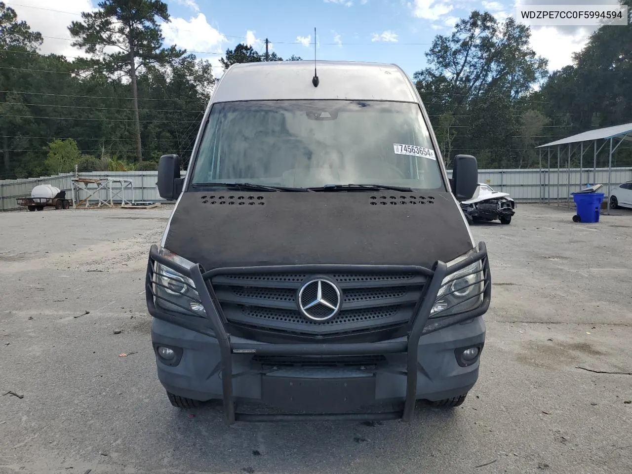 2015 Mercedes-Benz Sprinter 2500 VIN: WDZPE7CC0F5994594 Lot: 74563654