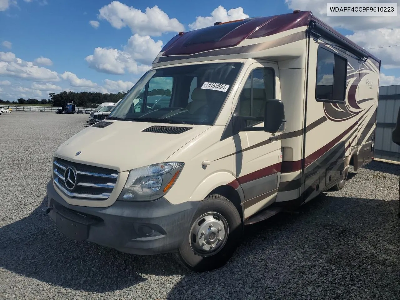 2015 Mercedes-Benz Sprinter 3500 VIN: WDAPF4CC9F9610223 Lot: 75163654