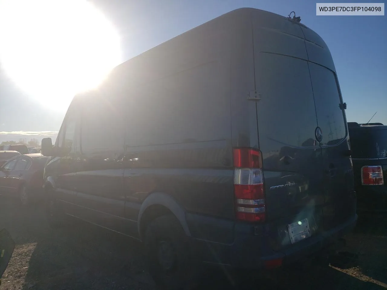 2015 Mercedes-Benz Sprinter 2500 VIN: WD3PE7DC3FP104098 Lot: 75679064