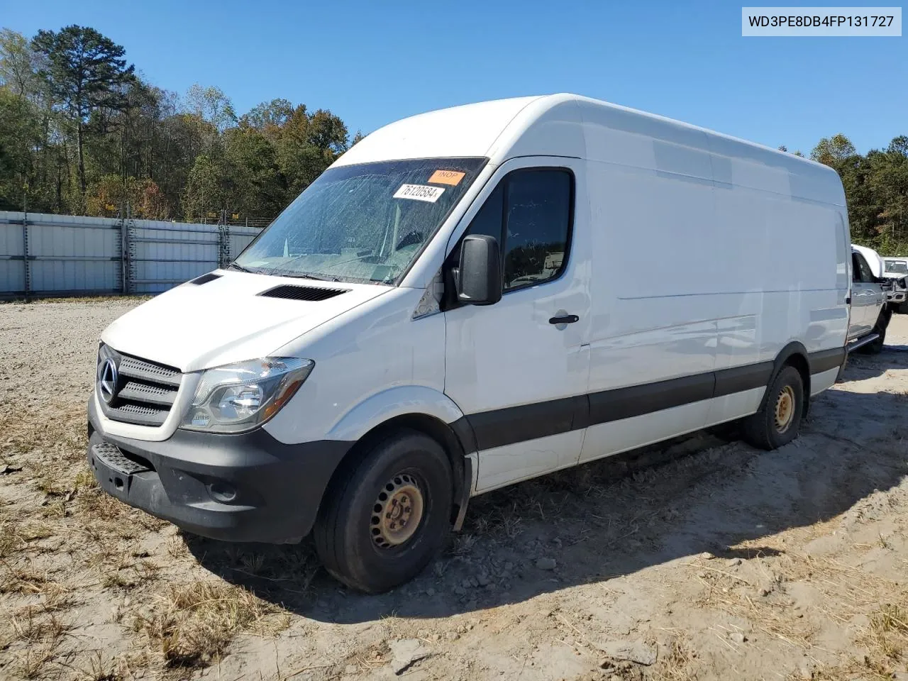 2015 Mercedes-Benz Sprinter 2500 VIN: WD3PE8DB4FP131727 Lot: 76120584