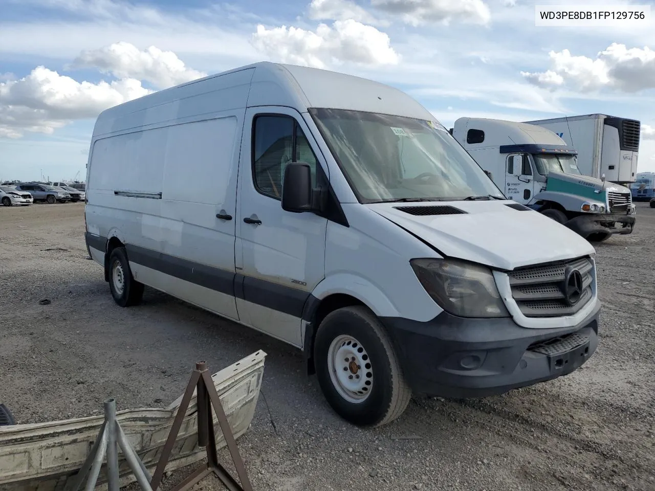 2015 Mercedes-Benz Sprinter 2500 VIN: WD3PE8DB1FP129756 Lot: 76654644