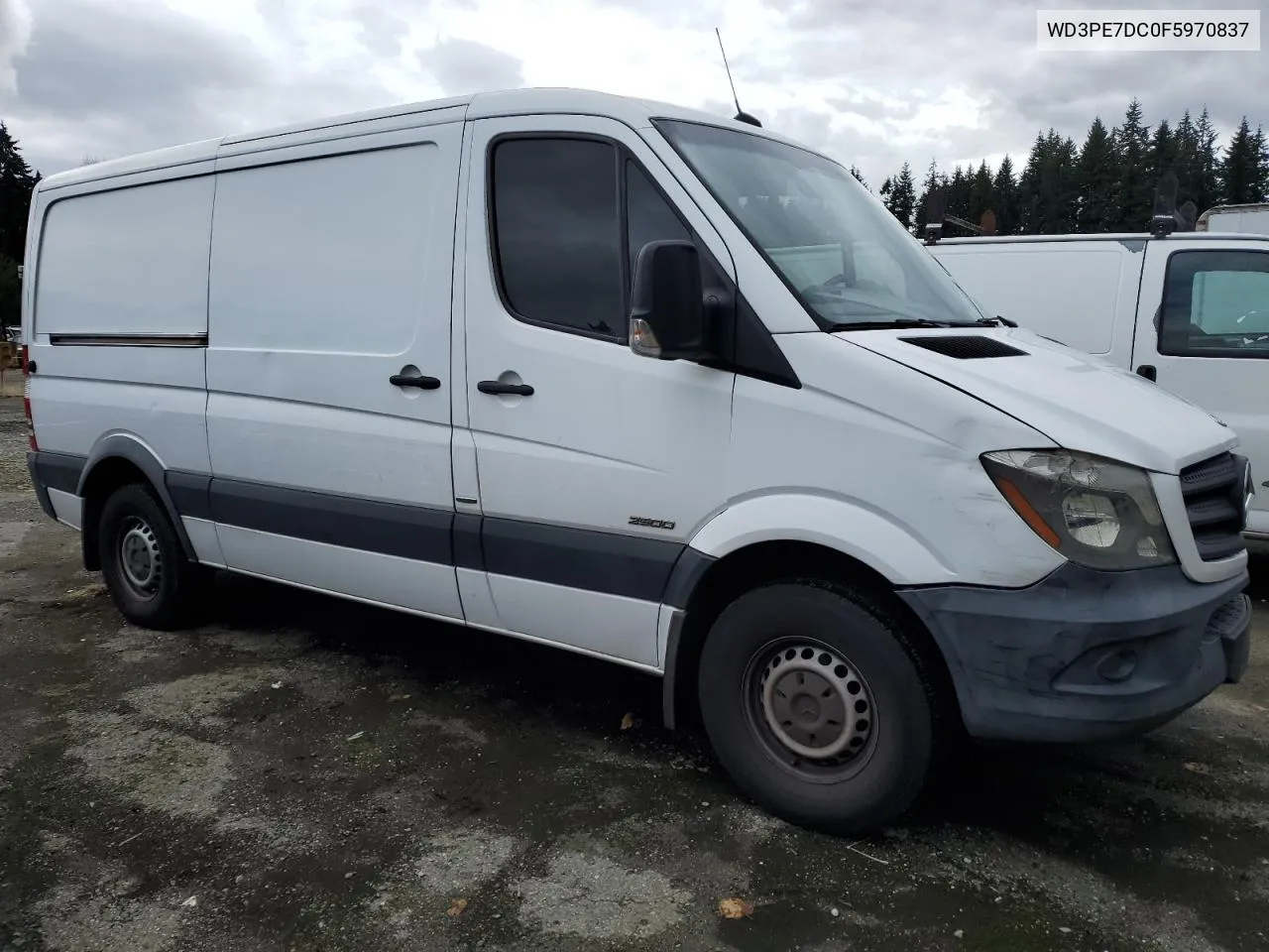 2015 Mercedes-Benz Sprinter 2500 VIN: WD3PE7DC0F5970837 Lot: 76814284