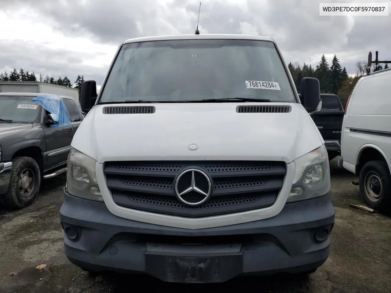 2015 Mercedes-Benz Sprinter 2500 VIN: WD3PE7DC0F5970837 Lot: 76814284