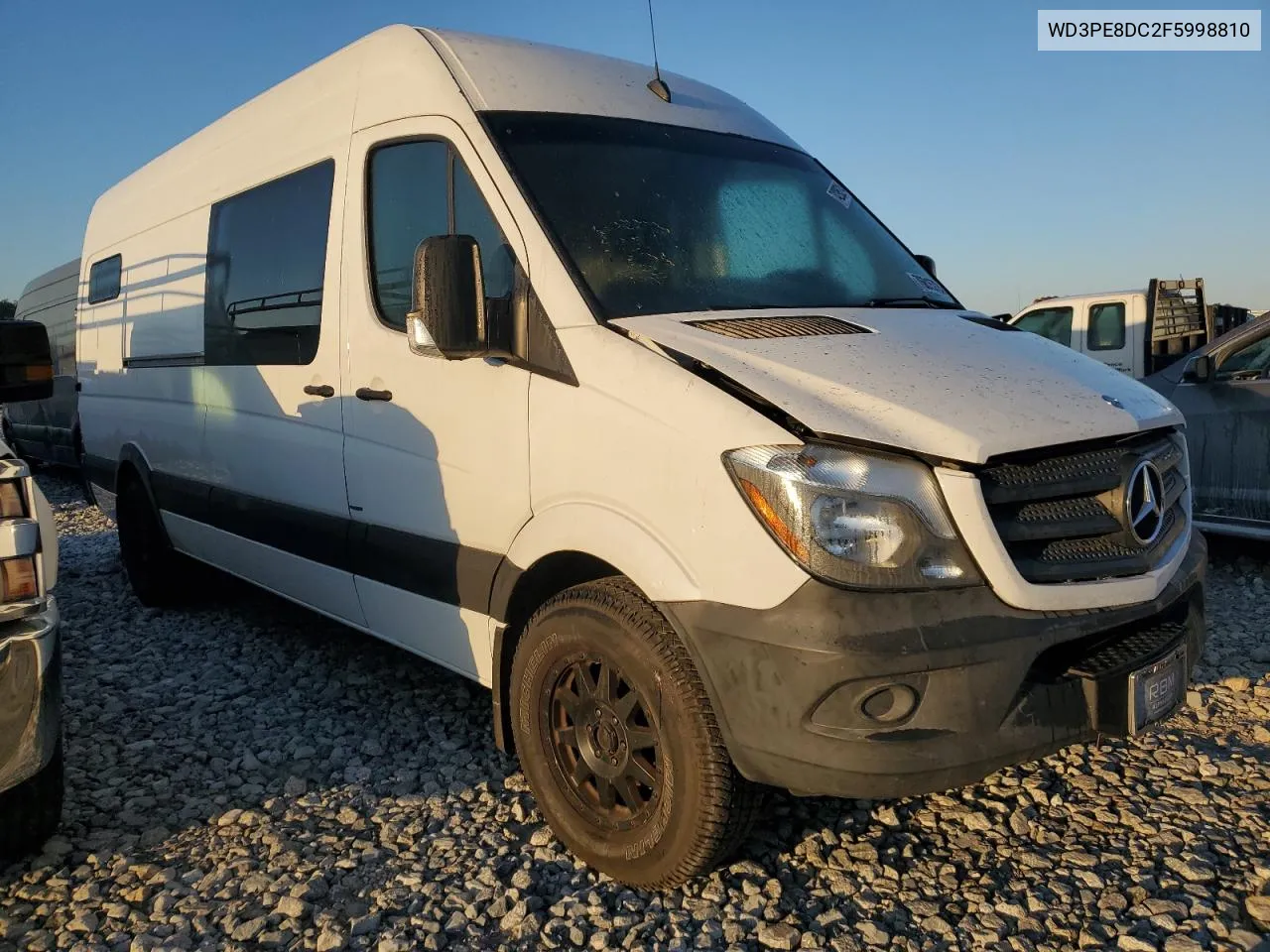 2015 Mercedes-Benz Sprinter 2500 VIN: WD3PE8DC2F5998810 Lot: 76815724