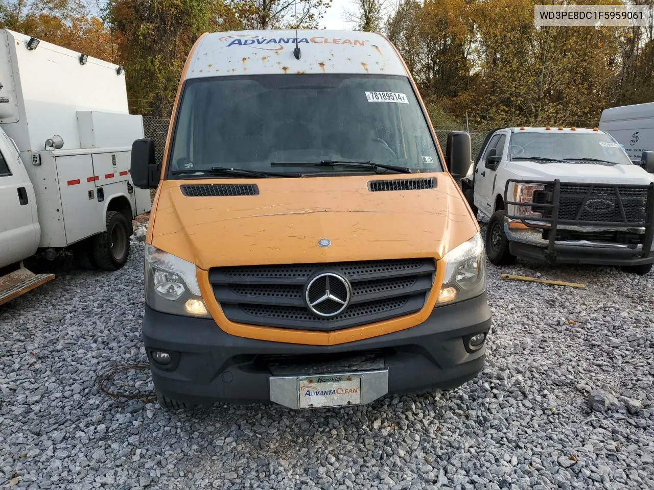 2015 Mercedes-Benz Sprinter 2500 VIN: WD3PE8DC1F5959061 Lot: 78189514