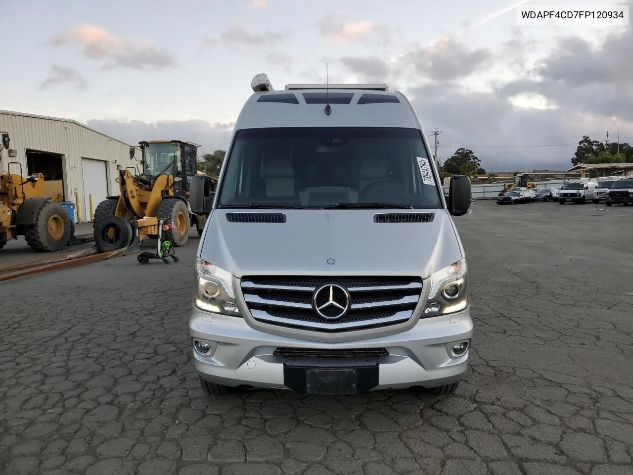 2015 Mercedes-Benz Sprinter 3500 VIN: WDAPF4CD7FP120934 Lot: 78944764