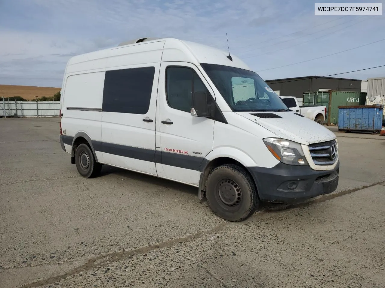 2015 Mercedes-Benz Sprinter 2500 VIN: WD3PE7DC7F5974741 Lot: 79045304