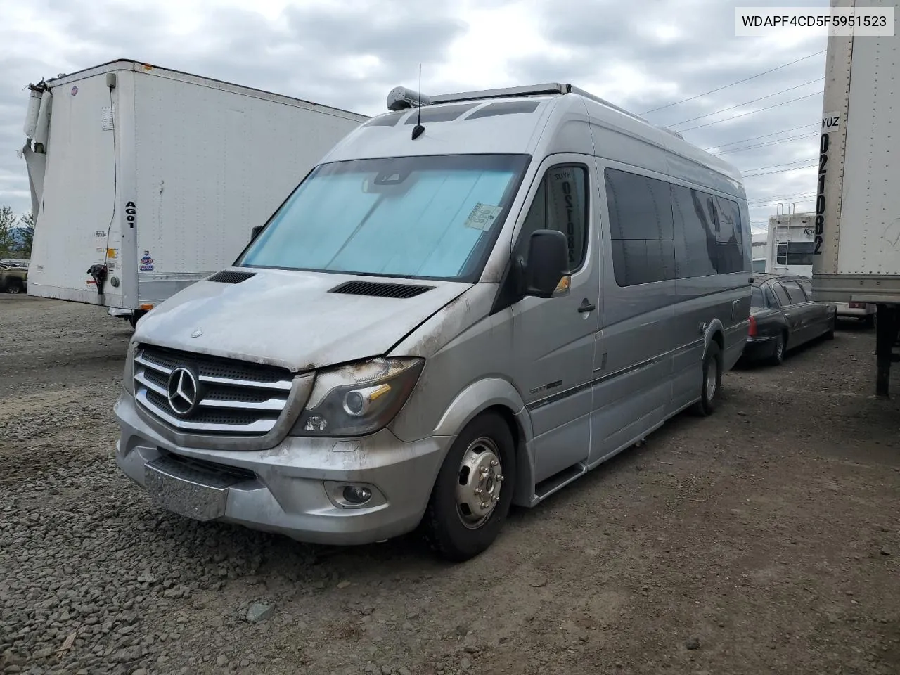 2015 Mercedes-Benz Sprinter 3500 VIN: WDAPF4CD5F5951523 Lot: 79576454