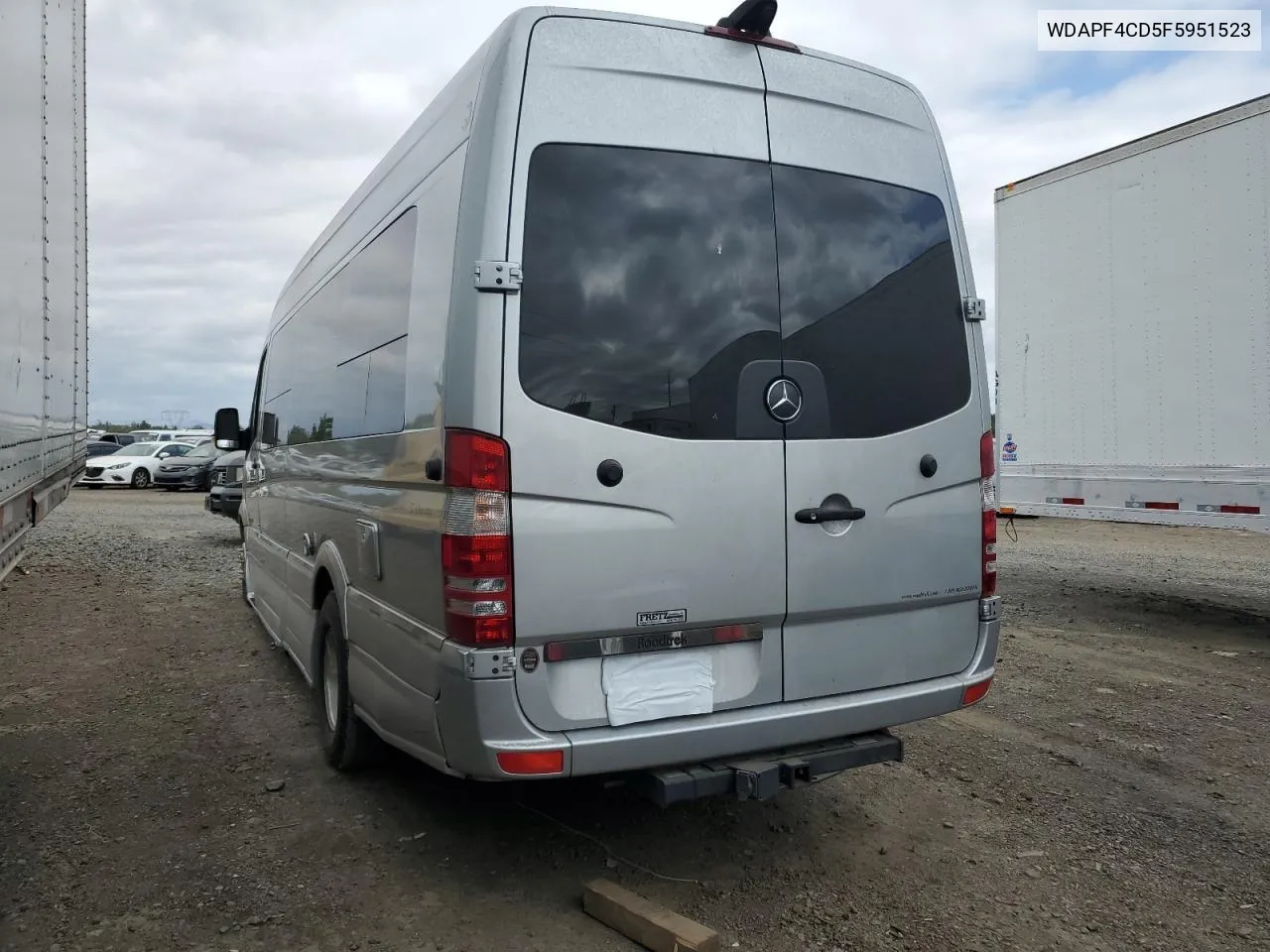 2015 Mercedes-Benz Sprinter 3500 VIN: WDAPF4CD5F5951523 Lot: 79576454