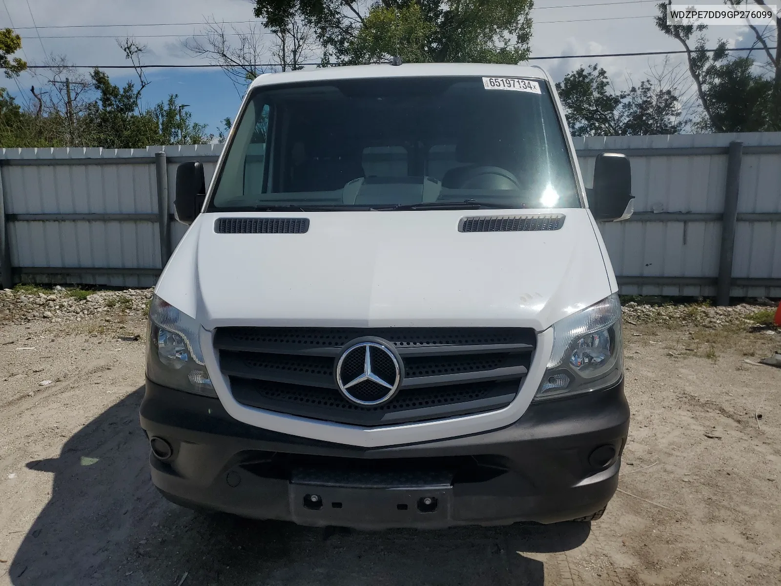 2016 Mercedes-Benz Sprinter 2500 VIN: WDZPE7DD9GP276099 Lot: 65197134