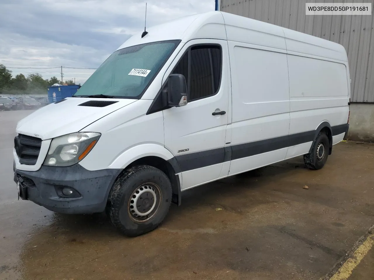 2016 Mercedes-Benz Sprinter 2500 VIN: WD3PE8DD5GP191681 Lot: 71114144