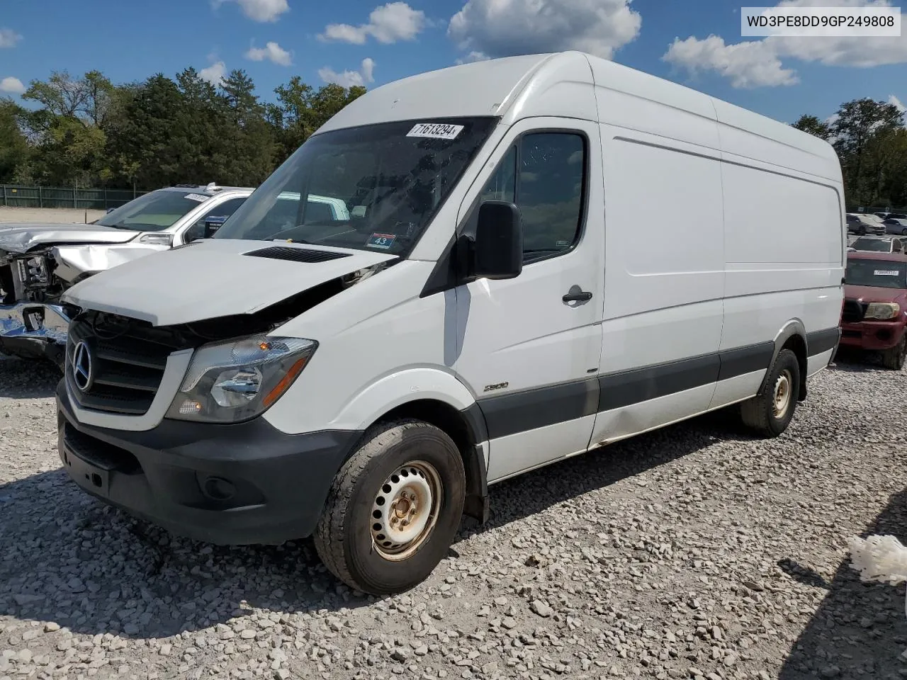 2016 Mercedes-Benz Sprinter 2500 VIN: WD3PE8DD9GP249808 Lot: 71613294